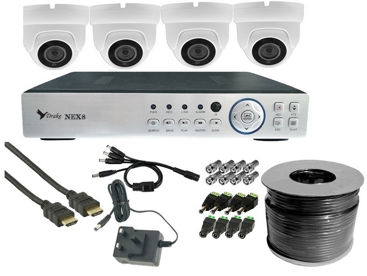 High Definition 8 Channel DVR 2.1MP HD System